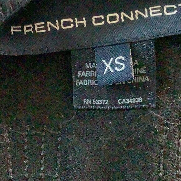 French Connection Black Mid Sleeve Seq Sweat - Picture 4 of 4